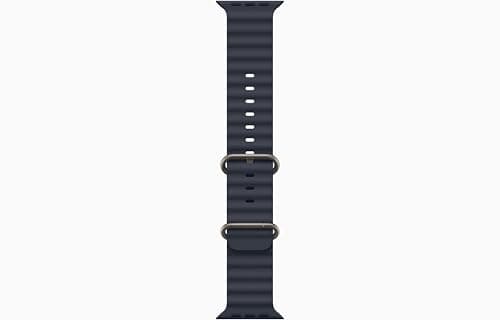 Apple Watch Ultra 2 [GPS + Cellular, 49mm] - Titanium Case with Blue Ocean Band, One Size (Renewed)