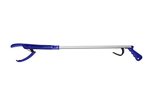 Blue Jay ‘Get Your Shoe On’ Shoehorn - Lightweight Shoe Wearing Stick with Gripper - Easy to Use, No Extra Bending Required, Get Your Shoes On Easily - 32 Inches, Light Blue