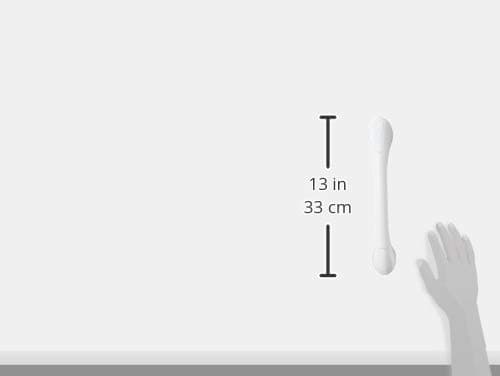 Moen LR2250DW 9-Inch Home Care Designer Hand Grip, Glacier White