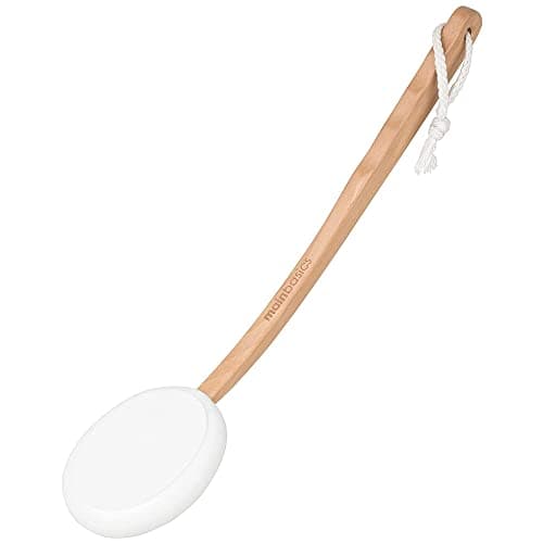 MainBasics Back Lotion Applicator - Long Handle, Washable, Ideal for Self and Elderly Use with Skin Cream, Medicine, Sunscreen, Moisturizer, Tanner, Lotion
