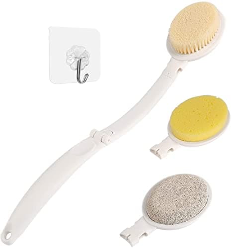 LFJ 19" Long Handle Shower Brush Set Review – A Practical Pick for Mobility Issues