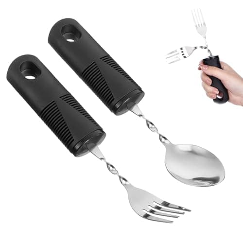 Recensione Posate Adattive Gyinere Pieghevoli — Utensili Flessibili per Anziani e Persone con Artrite
