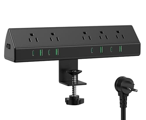 Jgstkcity Desk Clamp Power Strip Review – 45W USB-C Charging Station