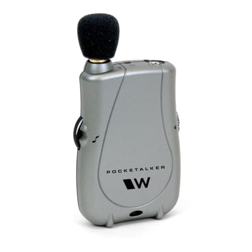 Williams Sound Pocketalker Ultra Hearing Amplifier | Easy-to-Use Hearing Amplifier for Seniors | Amplified Sound Assistive Listening Device with Headphones for Elderly | Hearing Assist Earbuds