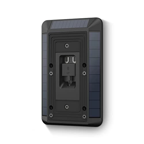 Ring Solar Charger for Battery Doorbells - compatible with Video Doorbell 3, Video Doorbell 3 Plus, Video Doorbell 4, Battery Doorbell Plus, Battery Doorbell Pro