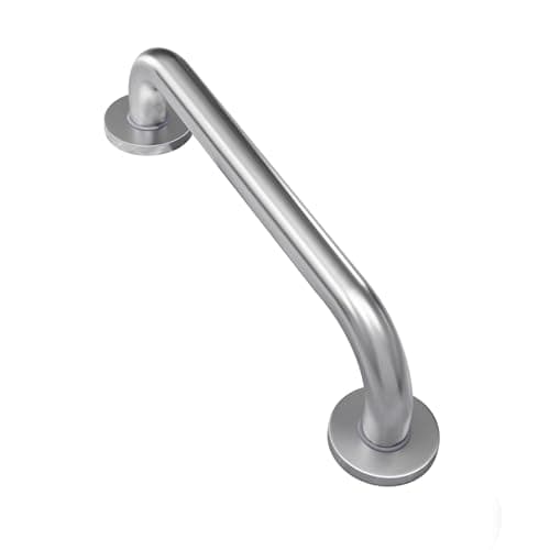 AmazerBath Shower Grab Bars for Bathtubs and Showers, Handicap Grab Bars for Shower Anti Slip, Shower Grab Bars for Senior for Wall Stainless Steel, Holds up to 500LBs, 12" L x 1" D, Brushed Nickel