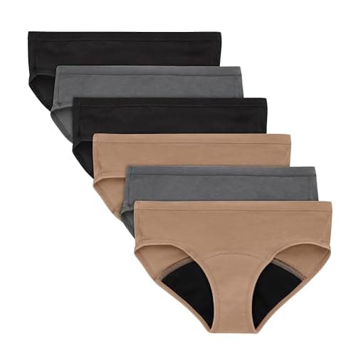 Hanes Girls' Hipster Period Underwear, 6-Pack – Reseña honesta