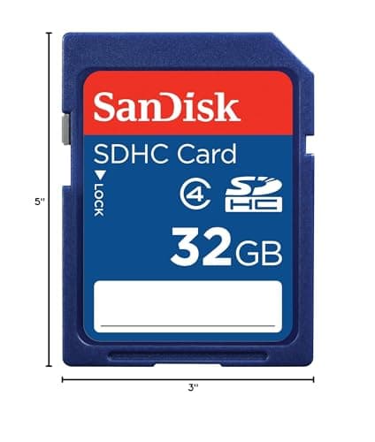 SANDISK 32 GB Class 4 SD Flash Memory Card SDSDB-032G-B35