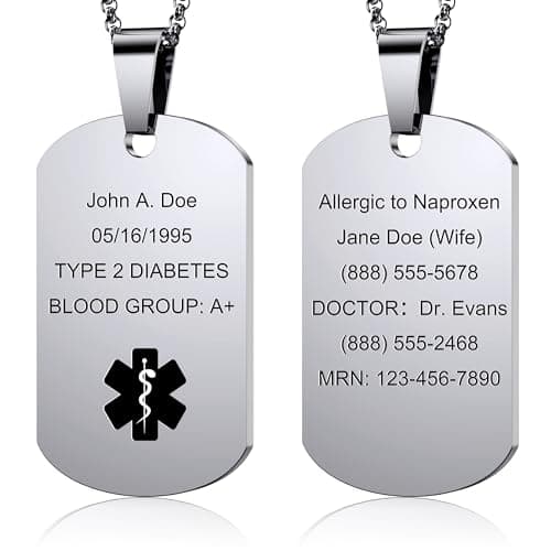 Medical Alert Necklace Review – Caramel Sweet Life Engraved Pendant Tested
