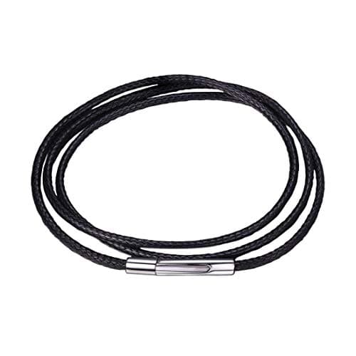 U7 Leather Cord Necklace Review — A Solid Budget Chain for Everyday Wear