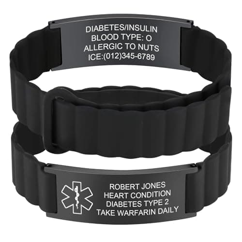 MEALGUET Medical ID Bracelet Review – Comfortable Silicone Alert Wristband