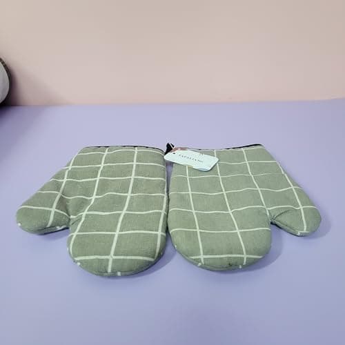 FAFALIANG Oven mitts Heat-Resistant Kitchen Gloves: Thickened, Non-Slip, and Insulated Gloves for Baking, Cooking, and Grilling