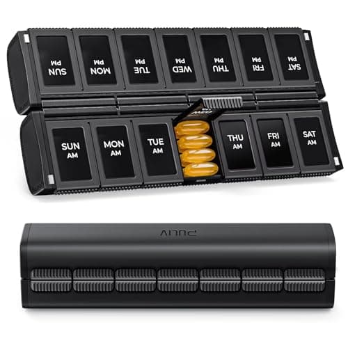 PULIV Weekly Pill Organizer Review – Foldable AM/PM Design That Actually Works