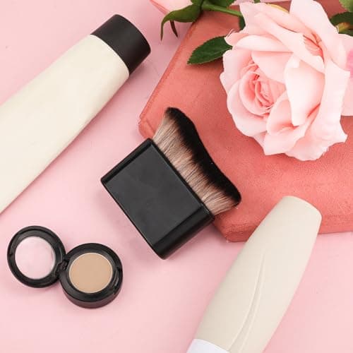Self Tanning Brush, Self Tanner Applicator Blend Brush for Beauty Tan Bronzer, Foundation Makeup Spray Tan Blending Body Brushes for Face Leg(Black-Brown)