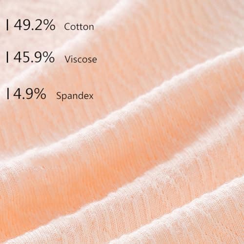 ZJHTK Incontinence Underwear for Women, Cotton Reusable Protective Boxer Briefs, Overnight Shorts Plus Size, 6Pcs,Multi Colored,XL