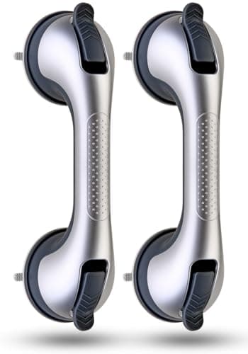 CIVJET Suction Cup Shower Grab Bars for Seniors Review