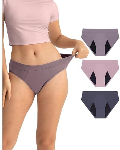 Neione Menstruationsunderkläder Test – 3-Pack Mid-Rise Hipster