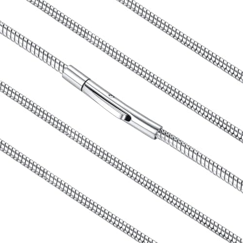FaithHeart Stainless Steel Snake Chain Necklace Review: Solid Gift Pick for Men