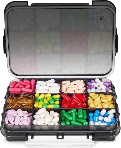 Fullicon Moisture Proof Pill Case Review – 12-Compartment Organizer Tested