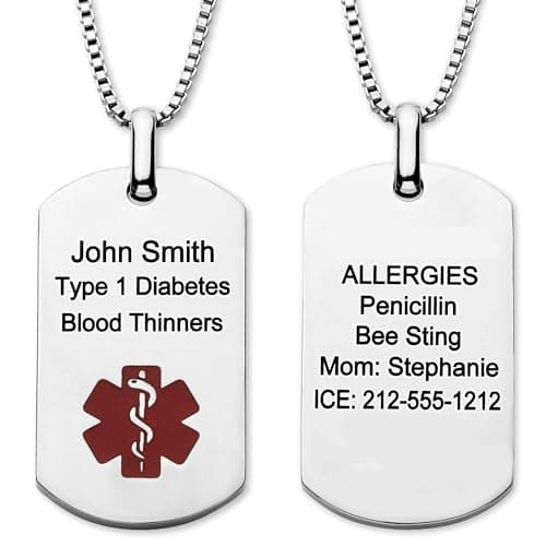 Medical Alert ID Necklace Review – Is This Dog Tag Worth It?
