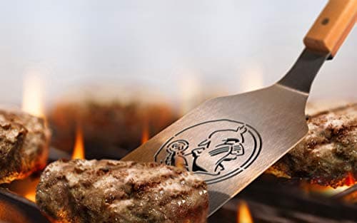 YouTheFan unisex adult NCAA Stainless Steel Grilling Spatula Classic Series Sportula, Stainless Steel, 18 1 2 x 4 US