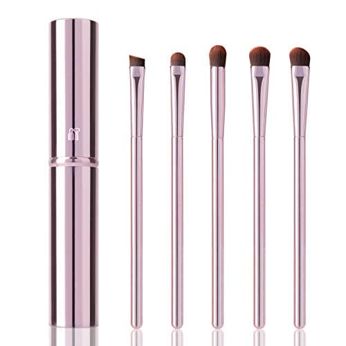 5 Piece Eye Makeup Brush Set Review – Portable Pink Kit Worth It?