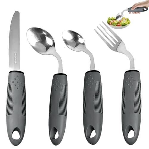 Adaptives Besteck Test: JDUanL Weighted Utensils für Handzittern