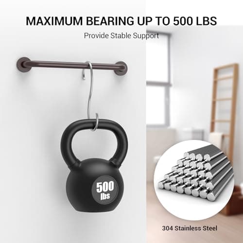 2 Pack Grab Bars for Wall Oil Brown, Safety Shower Grab Bars for Seniors Elderly Handicapped, Handicap Grab Bars for Shower with Concealed Screws, 12 Inch, Tesuchan