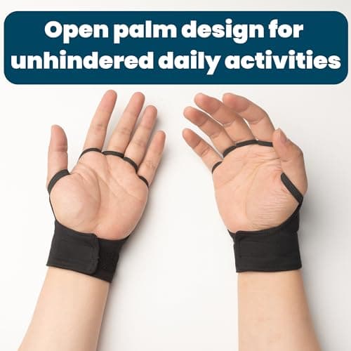 Flyangle Adjustable Weighted Gloves for Hand Tremors, Adjustable Hand Stability Aid for Parkinson's Patients, Steel Weight Gloves for Enhanced Stability (2PK, Size M)