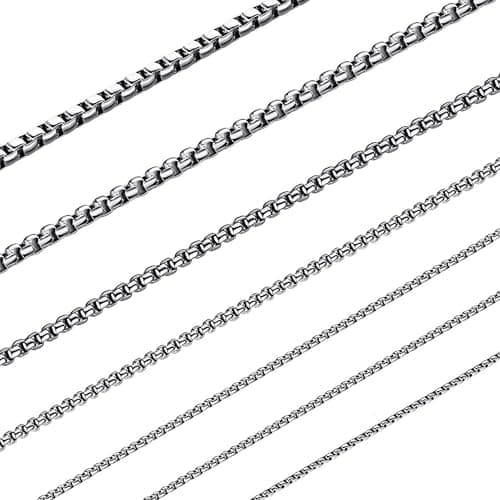 SANNYRA Stainless Steel Chain Necklace Review — 2mm 20-Inch Test