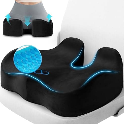 Coussin de Siège Gel & Mousse à Mémoire – CushyOasis – Avis Complet