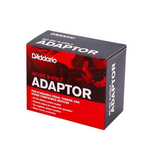 D'Addario Accessories PW-CT-9V DC Power Adapter – Pedalboard Supply - For Pedal Board and Other Devices Requiring 9V – 800mA Max Current