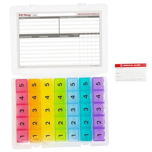 Organizador de Pastillas Semanal 5 Veces al Día – Análisis Completo