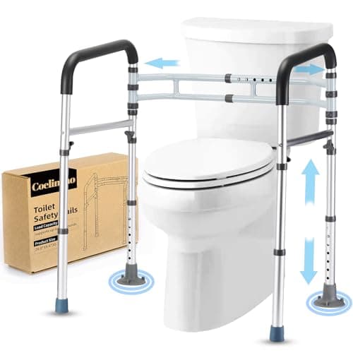 Coelineao Toilet Safety Rails Review – Solid Support for Seniors