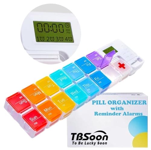 TBSoon Pill Organizer Met Alarm Review – 14 Vakken, 4 Wekkers, Eerlijke Test