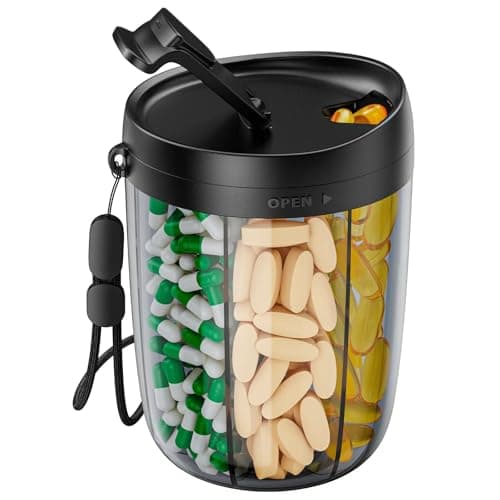 Recensione PULIV Organizzatore Pillole Grande per 6 Vitamine (2024)