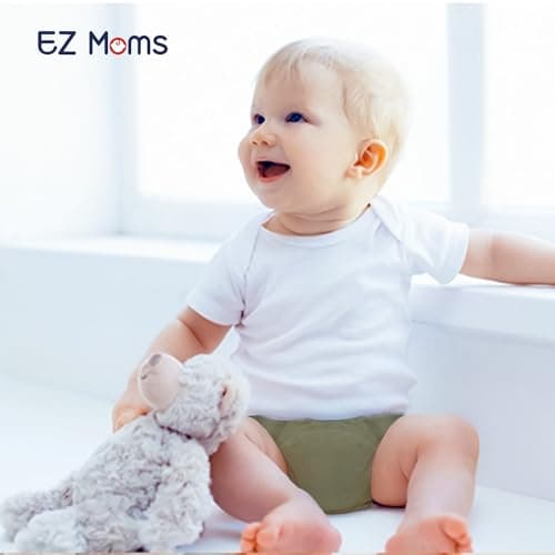 EZ Moms 6 Packs Toddler Potty Training Underwear for Boys 6 Layer Thick Padded Toilet Training Pants 4T Reusable Strong Absorbent Kid Confident Toddler Boy Underwear 5T with Potty Sticker Chart