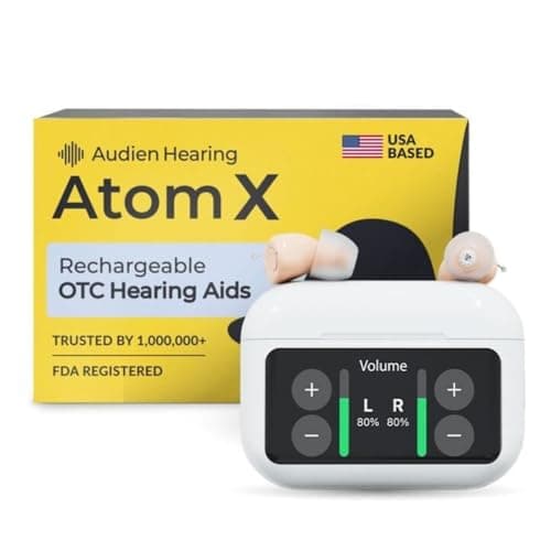 Audien Atom X Hörapparat Test – Pekskärm, 48+ Timmars Batteri