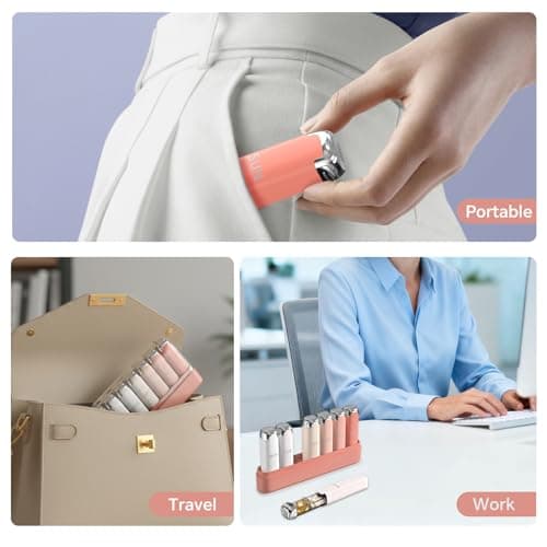 Pill Organizer 3X a Day for Women – Weekly Pill Organizer,Detachable Pill Box 7 Day,Travel Daily Pill Case Organizer,Vitamin Organizer& Supplement Organizer for Daily Meds & Supplements,Cute Pink