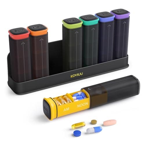 KOVIUU Weekly Pill Organizer 3X a Day Review: Hands-On Test of the Pull-Out Design