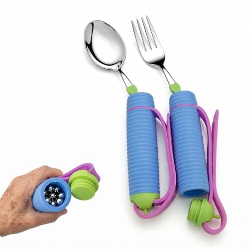 AHAKINSPIRO Weighted Adaptive Utensils Review – Stability for Hand Tremors