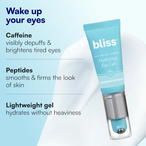 Bliss Eye Do All Things Hydrating Eye Gel Depuff & Brighten Straight-from-the-Spa Paraben Free, Cruelty Free 0.7 fl oz
