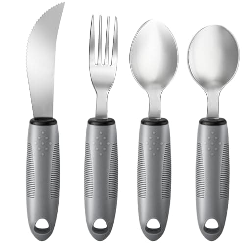 AuntyFey Weighted Adaptive Utensils Review – Beste Aangepast Bestek voor Tremoren