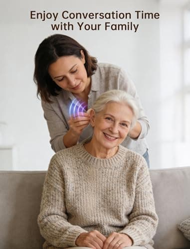 Bigprot OTC Hearing Aids for Seniors, 2026 Rechargeable Digital Sound Amplifier with Noise Cancelling for Adults, Lightweight Beginner-Friendly Hearing Aids for People Hard of Hearing (Black)