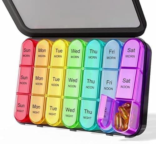 ASprink Weekly 7-Day Pill Organizer 3 Times a Day Review