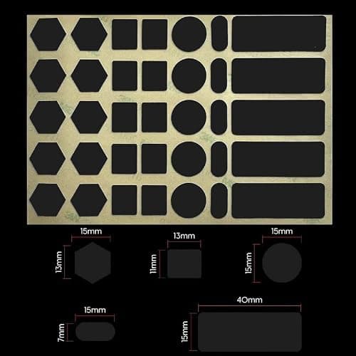 Anti Slip Grip Tape Universal Kit Pre-Cut Universal grip tape ultra-thin Pre-Laminated Sweat Absorbing High Performance Universal Mouse Grip Tape Ultra-Thin 0.5mm Anti-slip grip tape for gaming mouse