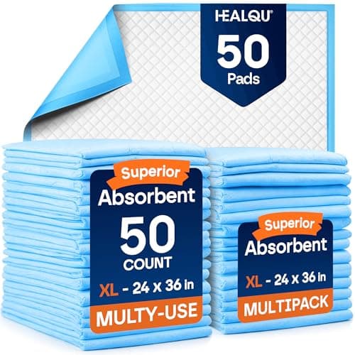 Healqu Engångsunderlägg Test – 50 Stycken Incontinensskydd Recension