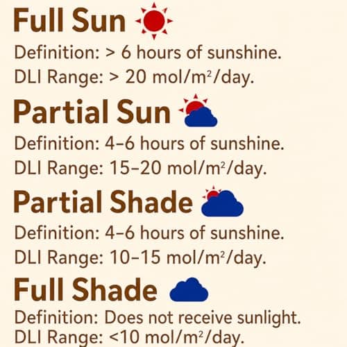 EVO-20 DLI Light Meter – Smart Sunlight Classifier for Garden & Landscape Use | Identifies Full Sun, Partial Sun, Partial Shade & Shade Based on Daily Light Integral