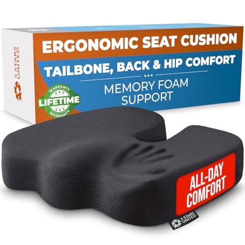 Memory Foam Sitzkissen Test 2025 – Steißbeinschmerzen lindern