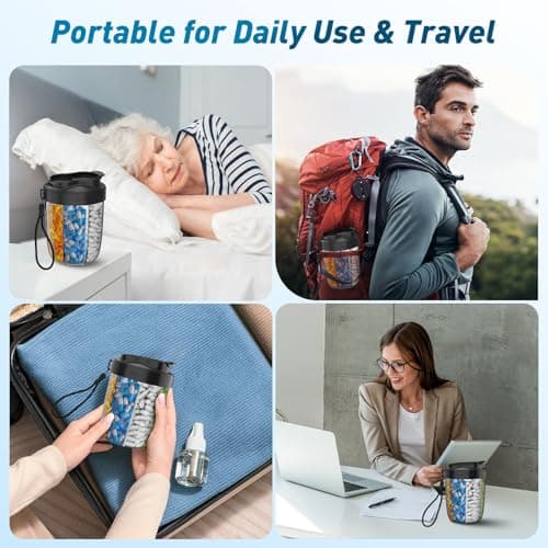 Large Pill Organizer with 7 Large Compartments - Portable Pill Dispenser for Travel, Anti-Mix Design & Wide Opening Design, Easy Access to Vitamin Dispenser, Includes 20 Blank Stickers (Black)